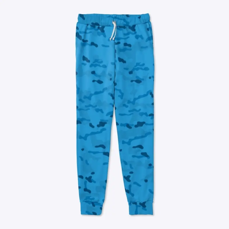 Blue Camo Joggers