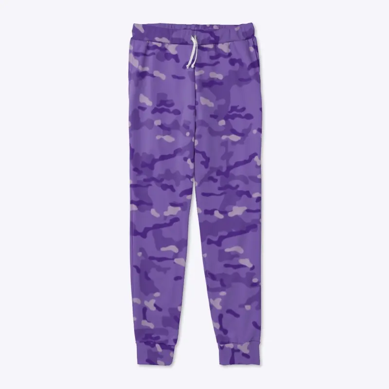 Purple Camo Joggers